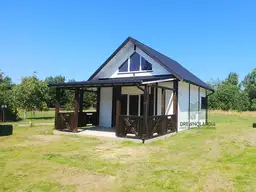 Nowoczesny drewniany domek z antresolą Adam IV 5,9m x 5,9m  - zdjęcie 24