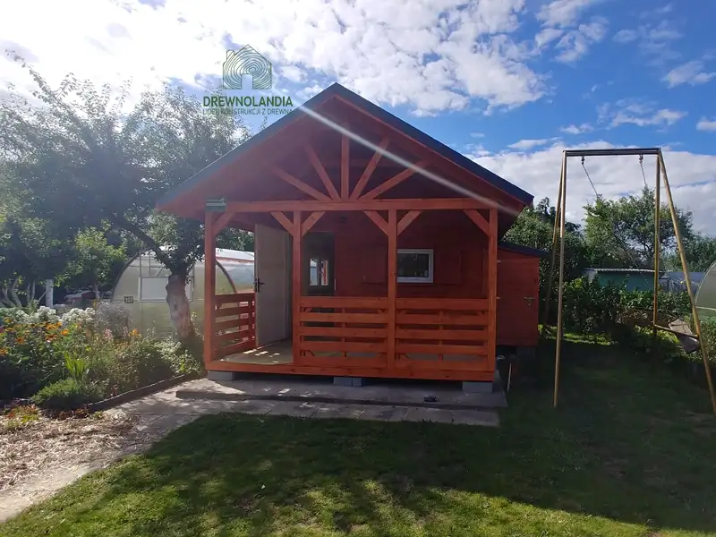 Domek  Aleksander - 6x4m, domek z drewna 
