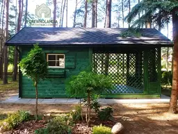 Domek z drewna Adrian - 6x3m - zdjęcie 3