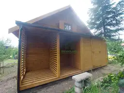 Domek Ogrodowy z drewna Mikołaj II - 5x5m - zdjęcie 50