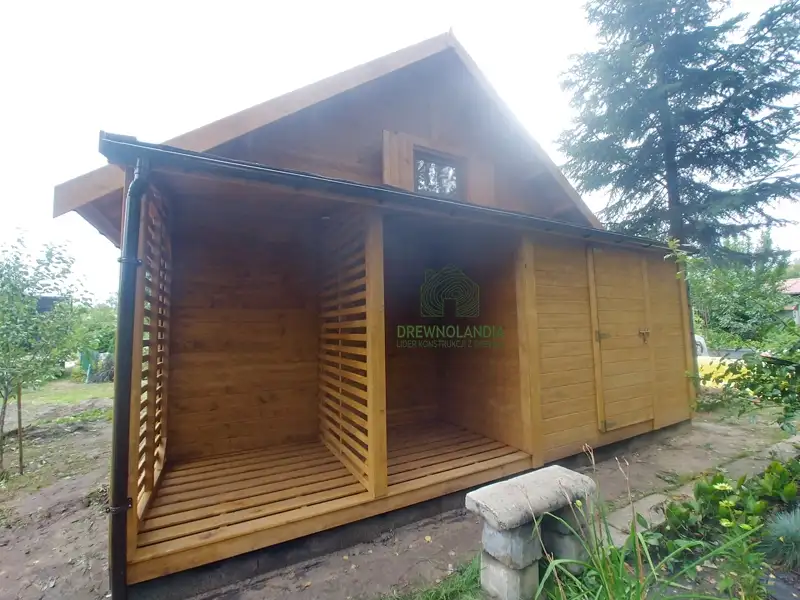 Domek Ogrodowy z drewna Mikołaj II - 5x5m