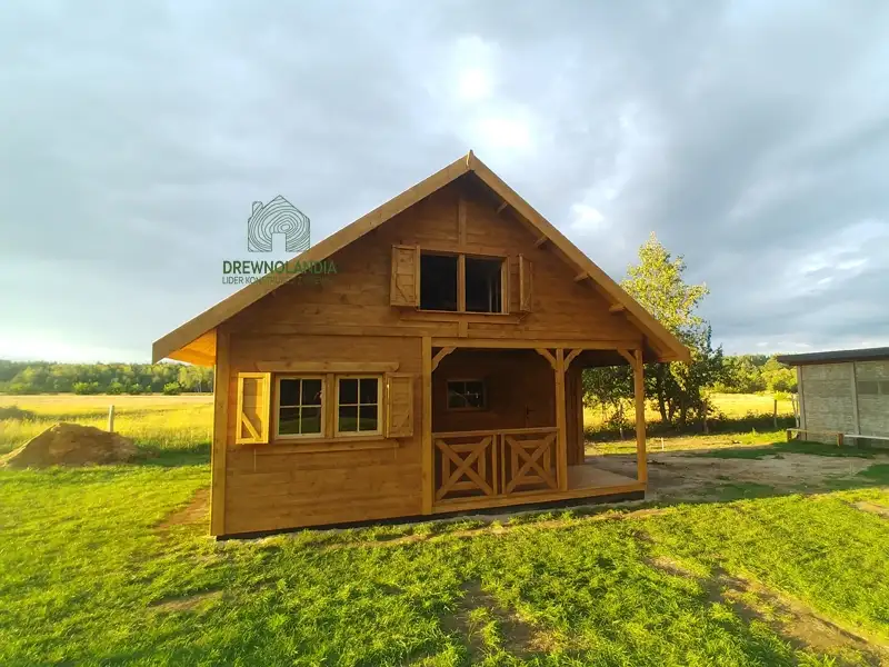 Domek z antresola Wiktor IV - wersja 1 - V1 - 5,9x5,9m