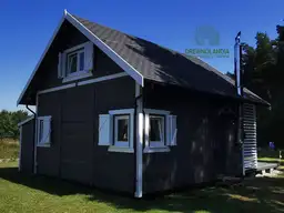 Nowoczesny drewniany domek z antresolą Adam IV 5,9m x 5,9m  - zdjęcie 16