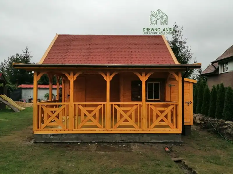 Domek Mieszko II 5m x 5m + taras boczny 1,5x5m