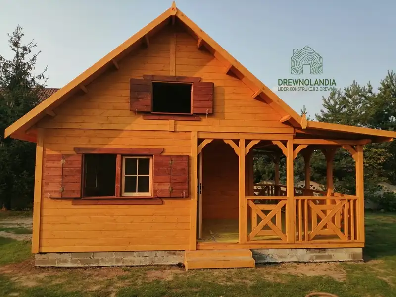 Domek Mieszko II 5m x 5m + taras boczny 1,5x5m