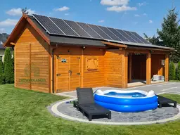 Wiata samochodowa Oliwia Bis - 9x3,5m + zadaszenie przednie - 6x1,5m – Wielofunkcyjna przestrzeń dla dwóch aut  - zdjęcie 3