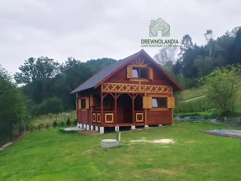 Domek z antresola Wiktor IV - wersja 1 - V1 - 5,9x5,9m