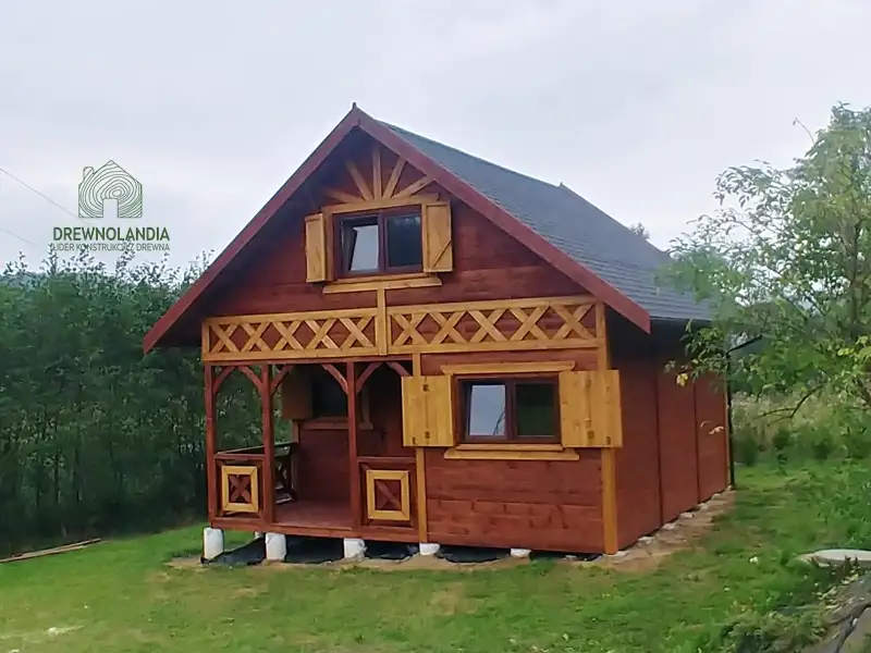 Domek z antresola Wiktor IV - wersja 1 - V1 - 5,9x5,9m