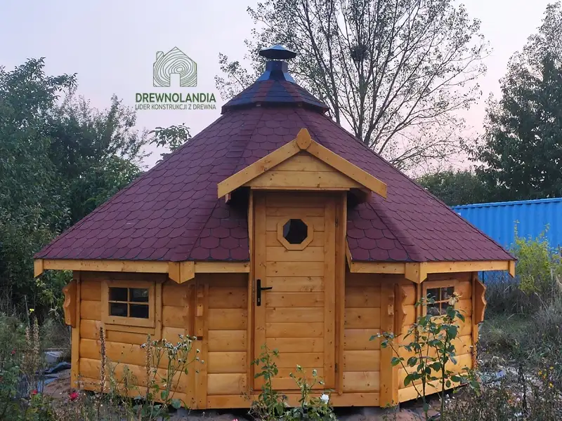 Drewniany Domek Grillowy Jan - 4,8m 