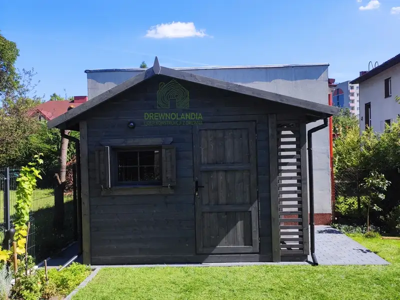 Domek gospodarczy z drewna Bonifacy - 3x2,5m