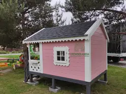 Drewniany Domek Dla Dzieci Kitty III - 2,8x2m - zdjęcie 15