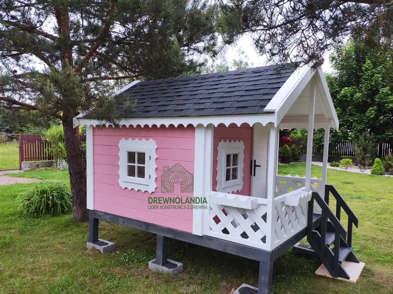 Drewniany Domek Dla Dzieci Kitty III - 2,8x2m