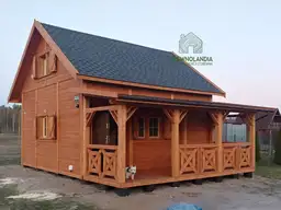 Domek drewniany na działkę Julian - 6x7,5m - zdjęcie 15