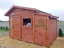 Domek gospodarczy z drewna Bonifacy - 3x2,5m  - zdjęcie 48