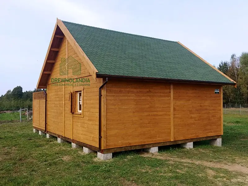 Domek z antresola Wiktor IV - wersja 1 - V1 - 5,9x5,9m