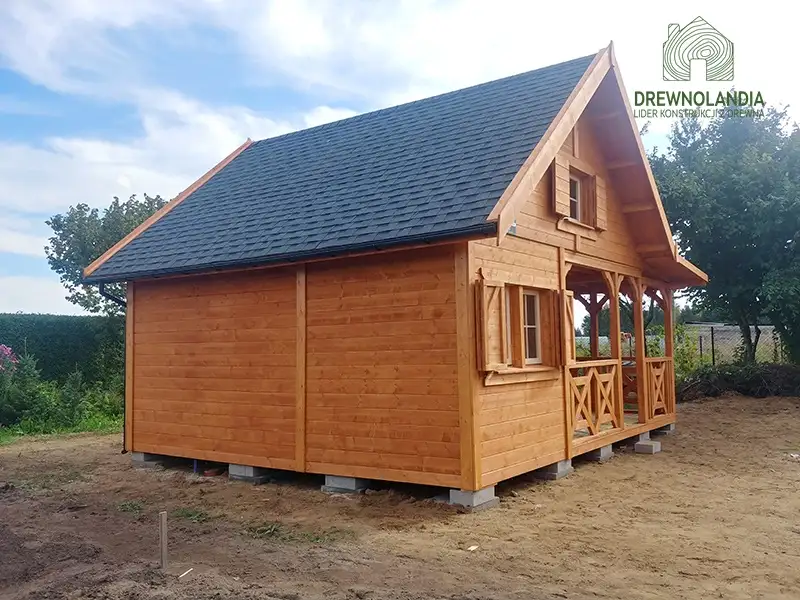 Domek Mieszko II 5m x 5m + taras boczny 1,5x5m