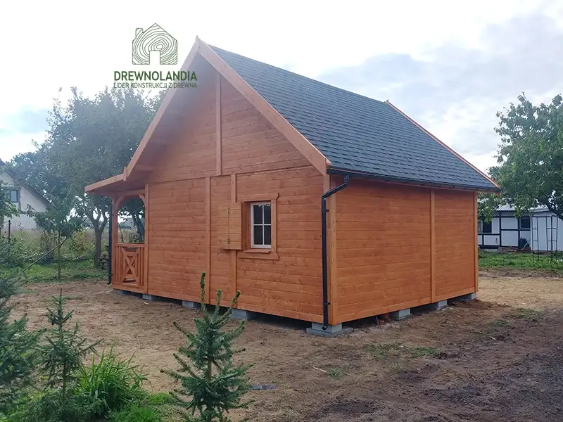 Domek Mieszko II 5m x 5m + taras boczny 1,5x5m