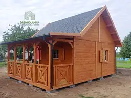 Domek Mieszko II 5m x 5m  + taras boczny 1,5x5m - zdjęcie 13