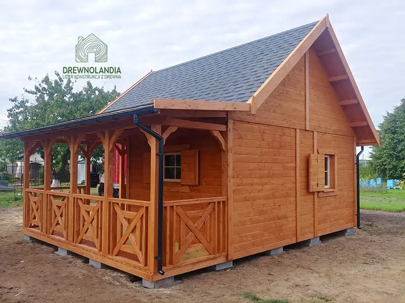 Domek Mieszko II 5m x 5m + taras boczny 1,5x5m