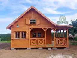 Domek Mieszko II 5m x 5m  + taras boczny 1,5x5m - zdjęcie 21