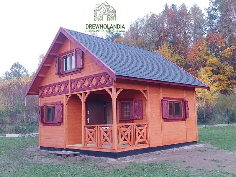 Domek z antresola Wiktor IV - wersja 1 - V1 - 5,9x5,9m