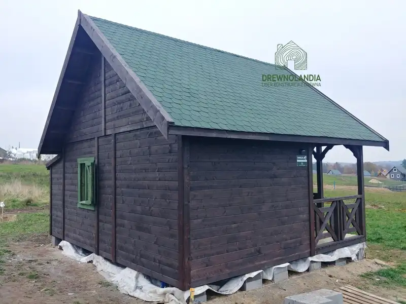 Drewniany domek Wiktor II - 5x5m  