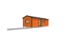 Domek parterowy Ariel z oknami PCV 10m x 3,5m - zdjęcie 21