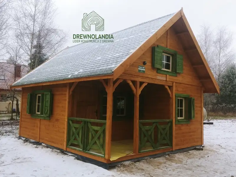 Domek drewniany Wiktor III - 5x6m 
