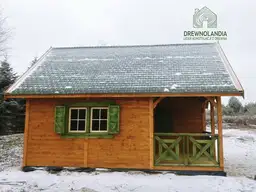 Domek drewniany Wiktor III - 5x6m  - zdjęcie 10