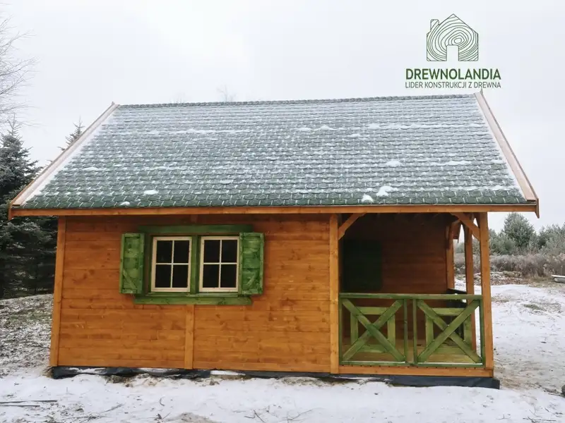 Domek drewniany Wiktor III - 5x6m 