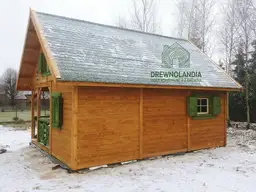 Domek drewniany Wiktor III - 5x6m  - zdjęcie 12