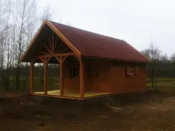 Drewniany domek Ogrodowy Olek 7,7x4,5m  - zdjęcie 6