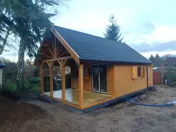 Drewniany domek Ogrodowy Olek 7,7x4,5m  - zdjęcie 15