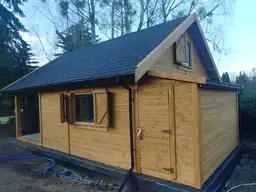 Drewniany domek Ogrodowy Olek 7,7x4,5m  - zdjęcie 16