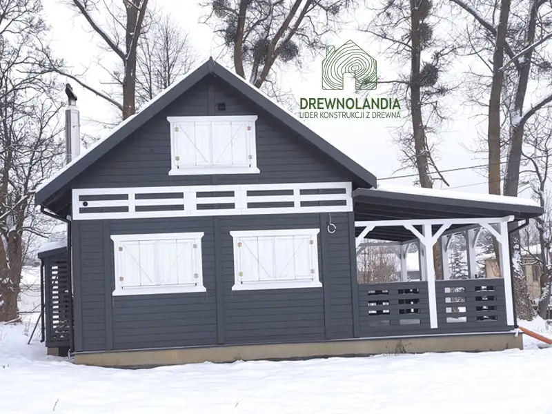 Domek Mieszko II 5m x 5m + taras boczny 1,5x5m