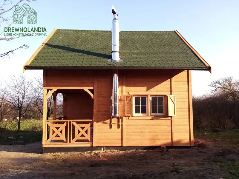 Domek z antresola Wiktor IV - wersja 1 - V1 - 5,9x5,9m