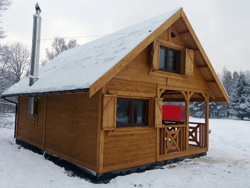 Domek z antresola Wiktor IV - wersja 1 - V1 - 5,9x5,9m