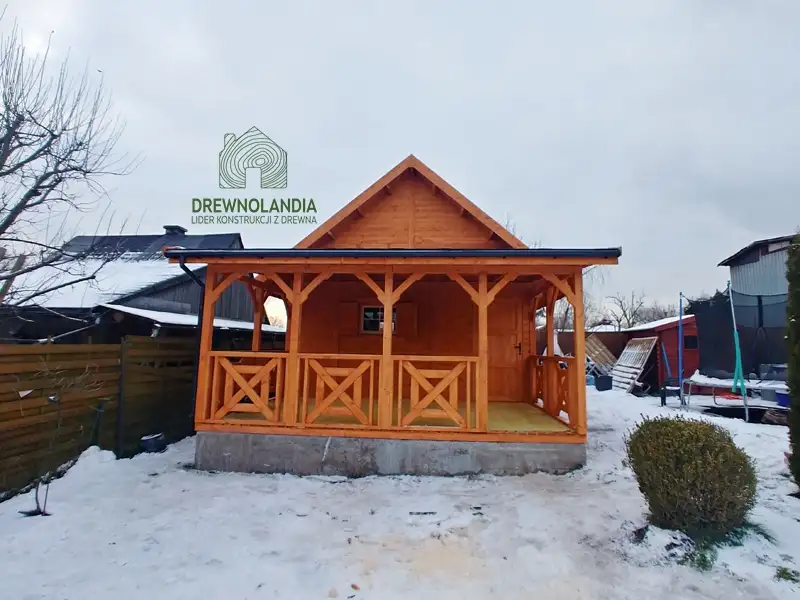 Domek Ogrodowy z tarasem Marcel II - 5x5m 