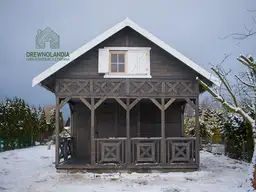 Drewniany domek na działkę Amadeusz IV 7x4,5m  - zdjęcie 37