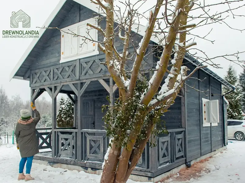 Drewniany domek na działkę Amadeusz IV 7x4,5m 