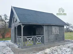 Domek drewniany Wiktor III - 5x6m  - zdjęcie 35