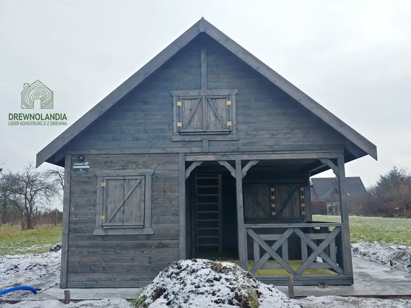 Domek drewniany Wiktor III - 5x6m 