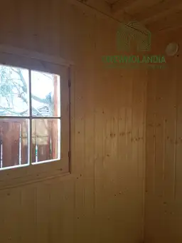 Domek z drewna Maciek II 5x5 + tars 5x3m   - zdjęcie 22