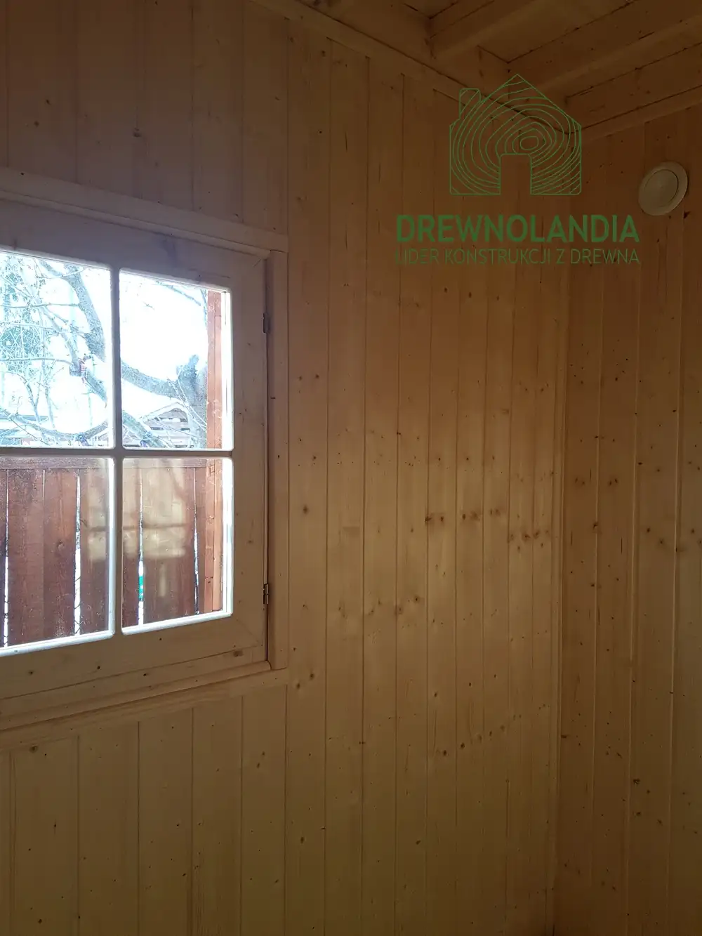 Domek z drewna Maciek II 5x5 + tars 5x3m