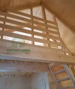 Domek z drewna Maciek II 5x5 + tars 5x3m   - zdjęcie 26