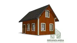 Domek drewniany na działkę Albert I 7mx5m  - zdjęcie 6