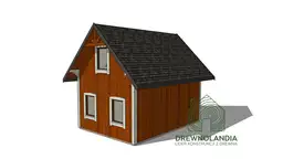 Domek drewniany na działkę Albert I 7mx5m  - zdjęcie 10