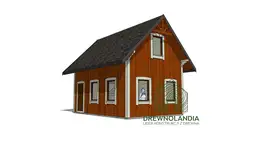 Domek drewniany na działkę Albert I 7mx5m  - zdjęcie 5