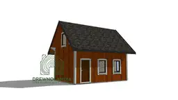 Domek drewniany na działkę Albert I 7mx5m  - zdjęcie 1