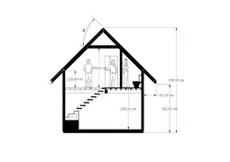 Domek drewniany na działkę Albert I 7mx5m  - zdjęcie 16